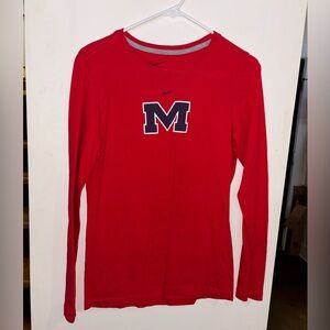 Ole Miss Nike Long Sleeve T Shirt